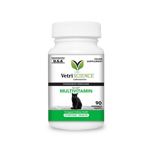 VETRISCIENCE NU-CAT MULTI-VITAMIN CAT SUPPLEMENT - TABLETS.